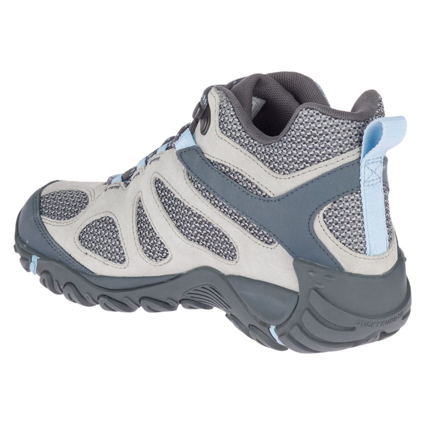 Chaussures Randonnée Merrell Yokota 2 Mid Waterproof Grise Foncé/Blanche Femme | E.M.BVGA